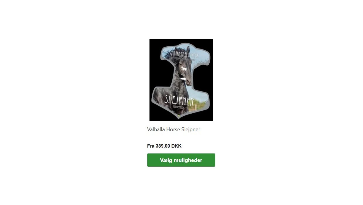 Valhalla Horse Slejpner