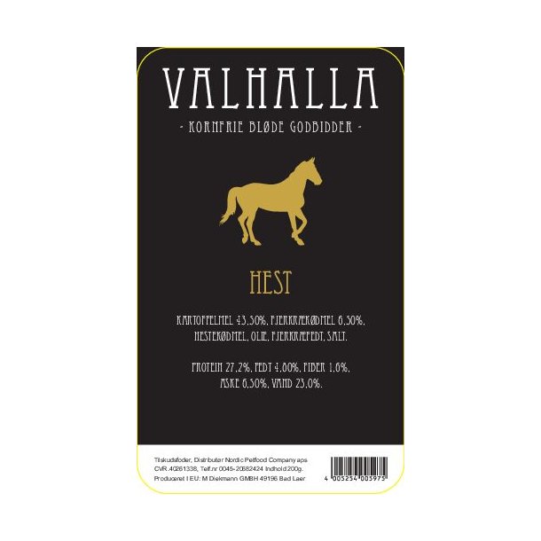 Valhalla Treats m. hest