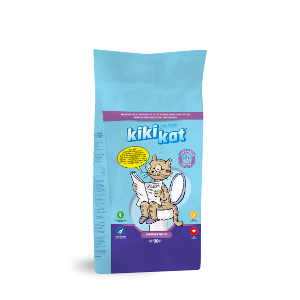 KIKI Kat Cat Litter Lavendel (5 l)